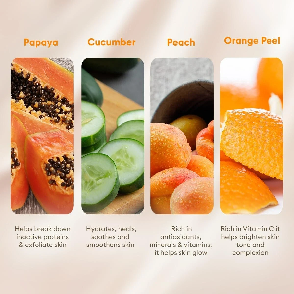 VLCC Papaya Fruit Facial Kit + FREE Rose Water Toner, 300 gm ( Salon Series ) thumbnail