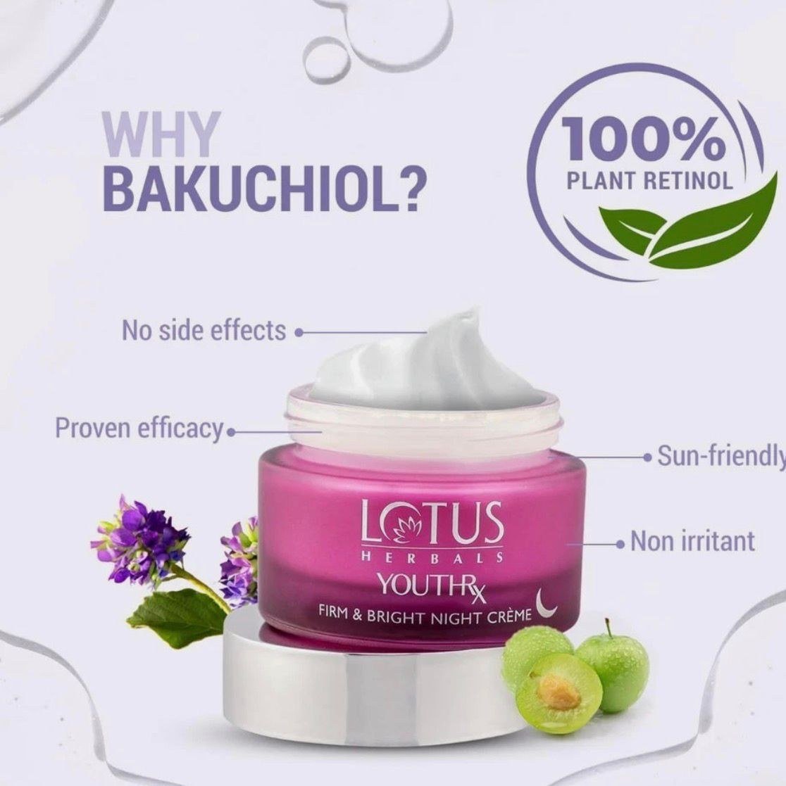 Lotus Herbals YouthRx Firm & Bright Night Cream Anti Ageing & Brightening 50g thumbnail