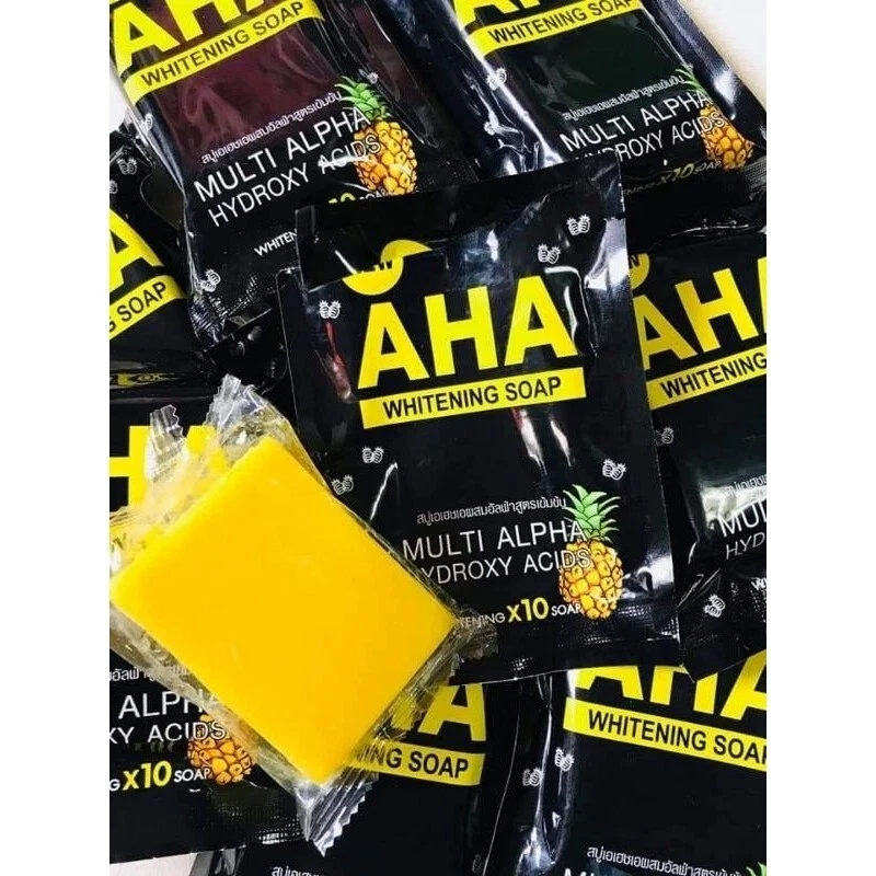 AHA Multi Alpha Hydroxy Acid 10X Whitening Soap For Perfect Skin 1 Bar 80g thumbnail