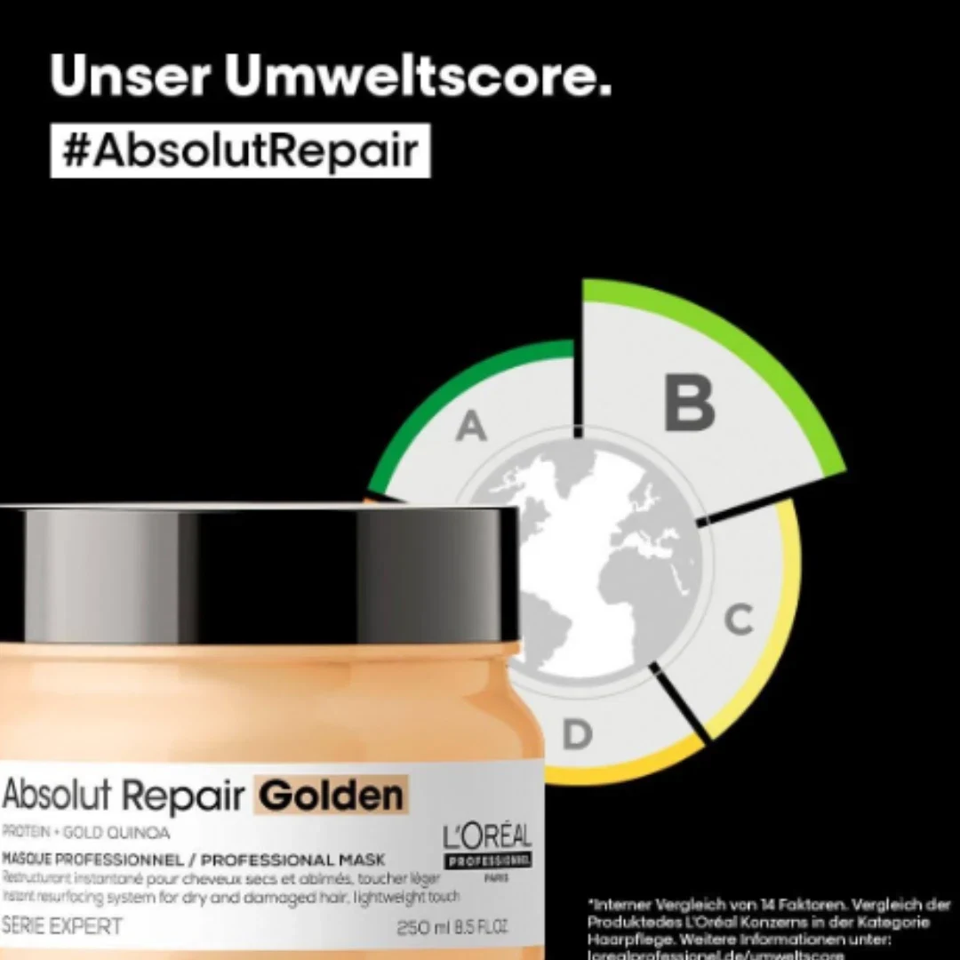 Loreal Paris Serie Expert Absolut Repair Golden Professionnel Mask 250 ml thumbnail