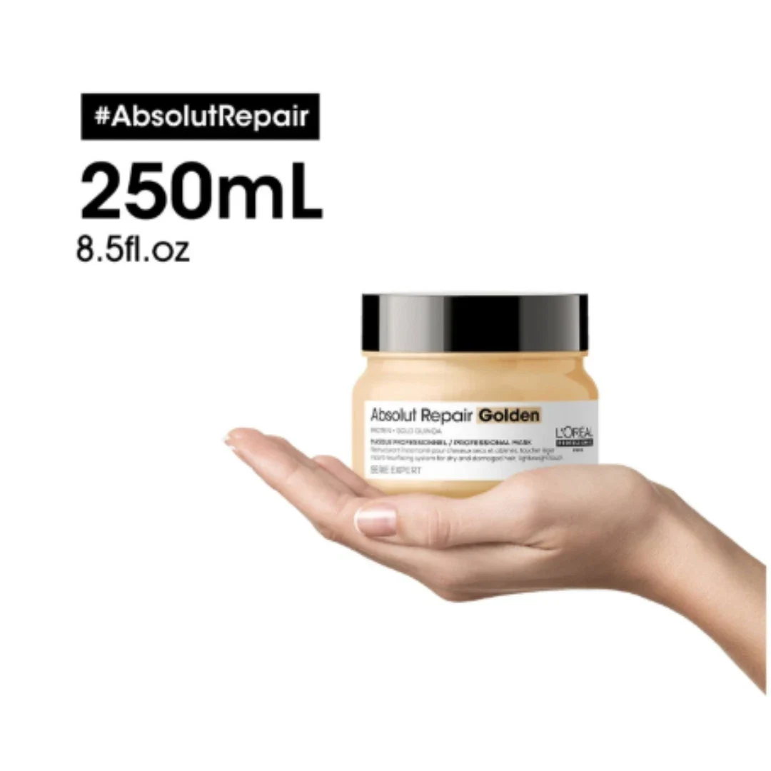 Loreal Paris Serie Expert Absolut Repair Golden Professionnel Mask 250 ml thumbnail