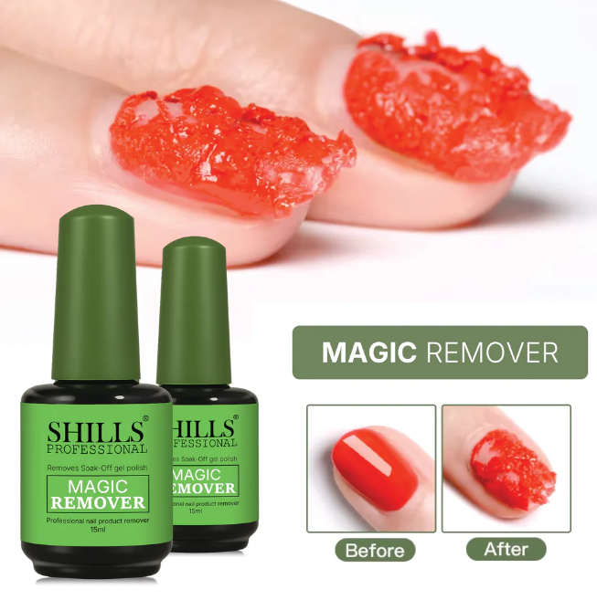 SHILLS Professional Magic Remover Soak-Off Gel Nail Polish Remover 15ml Bottle thumbnail