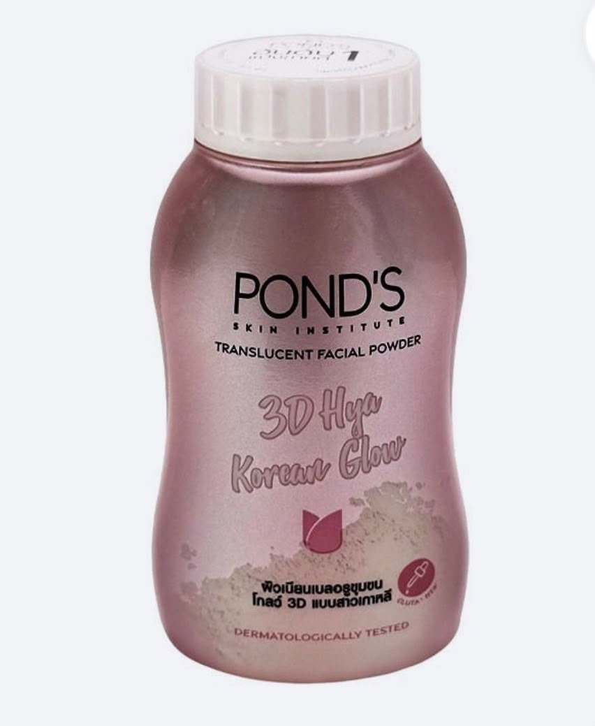 POND's 3D Hya Korean Glow Translucent Powder, Pink, 50g