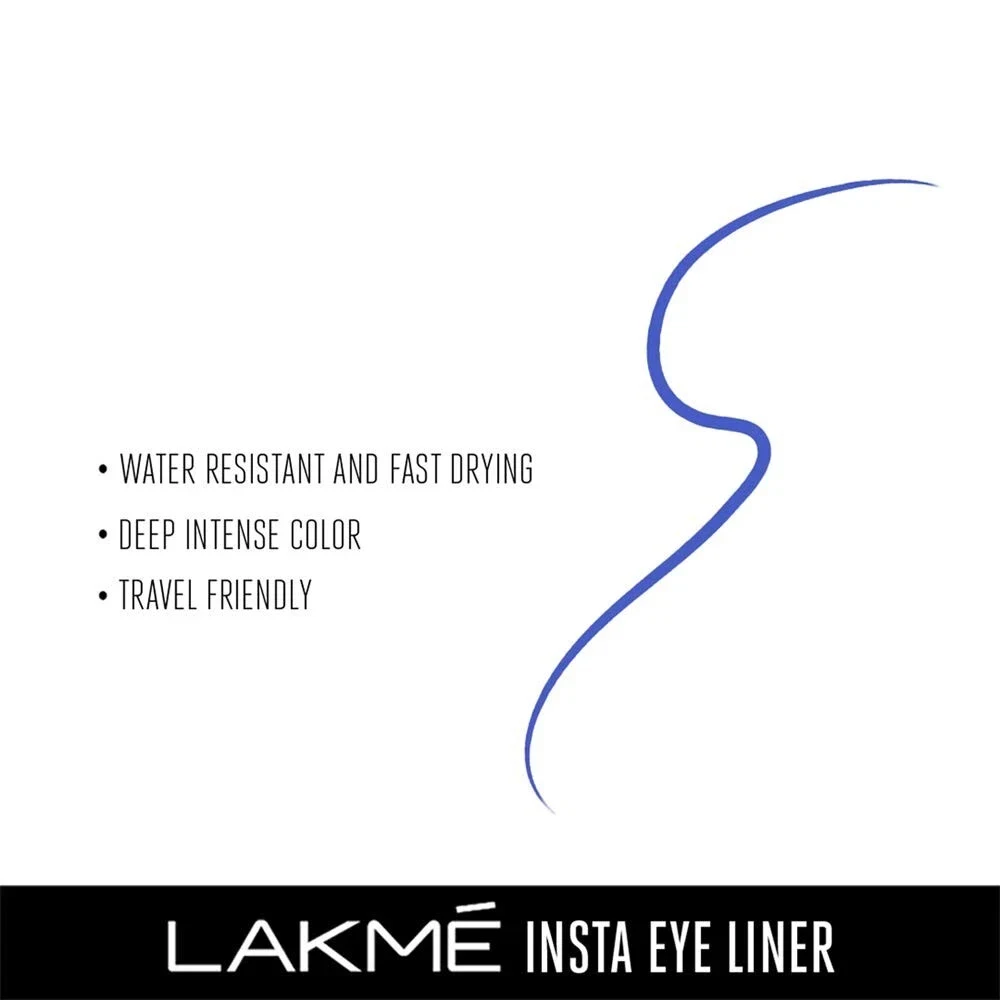 Lakme Ultimate Glam Semi-Matte Cream Eye Liner Semi Matte Blue 9ml thumbnail