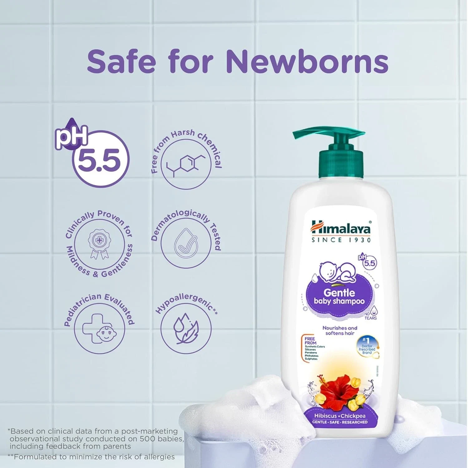 Himalaya Gentle Baby Shampoo With No Tears Formula Softens and Nourishes 400ml thumbnail