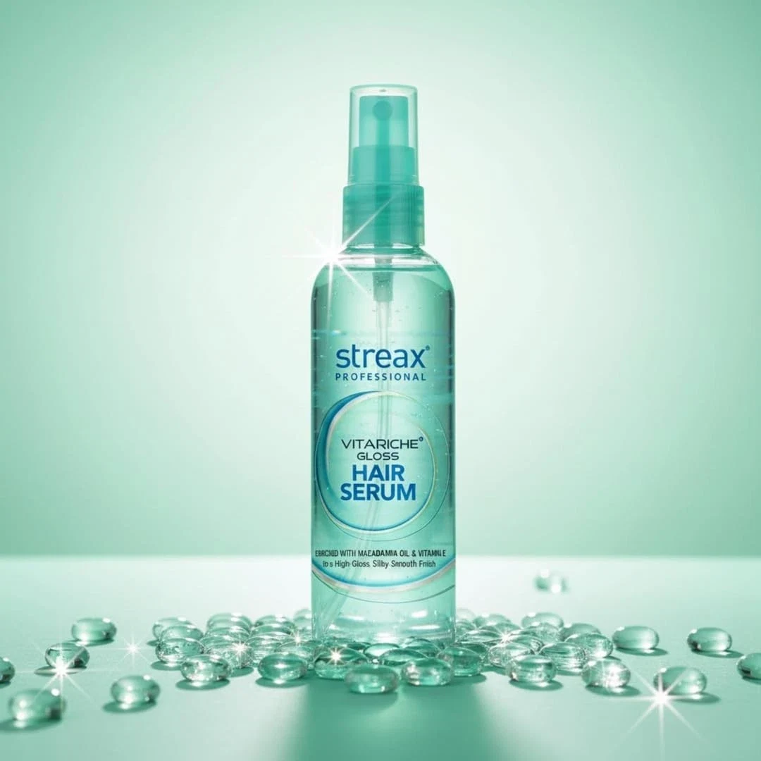 Streax Professional Vitariche Gloss Hair Serum For Shine and Smooth Hairs 115ml