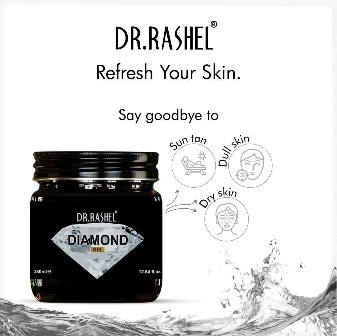 DR.RASHEL Diamond Facial Kit For Instant Natural Glowing & Brighten Skin 1520g thumbnail