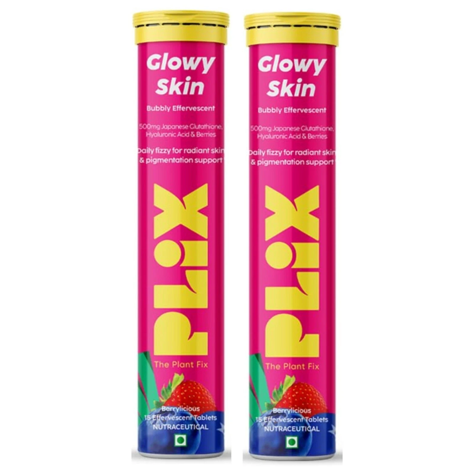 PLIX THE PLANT FIX Glutathione Effervescent Tablet For Glowing Youthful Skin 30T