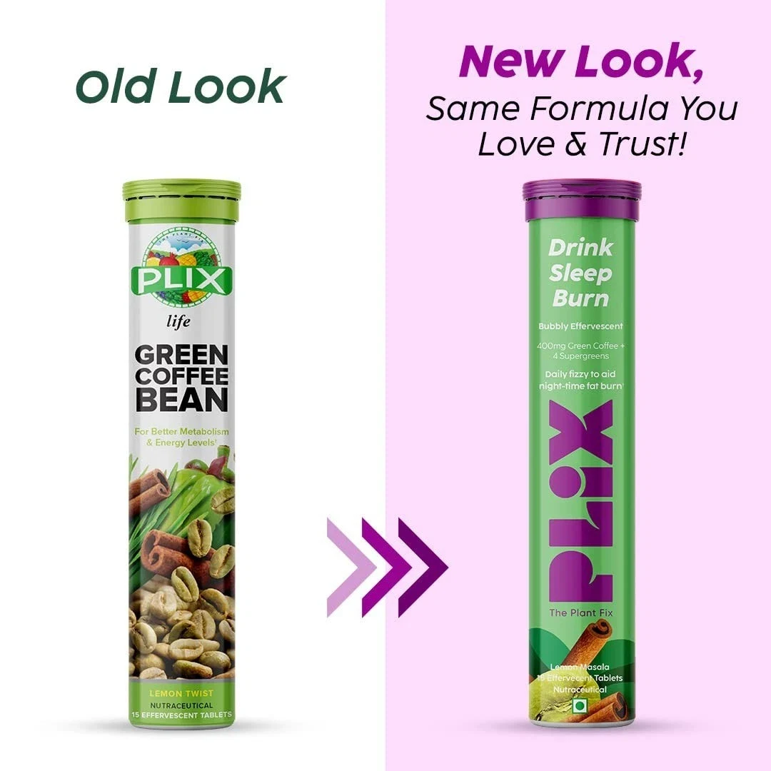 PLIX THE PLANT FIX Green Coffee Bean For Better Metabolism & Energy Levels 15Tab thumbnail