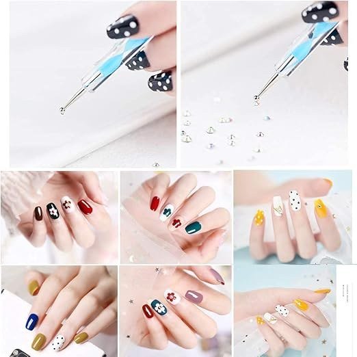 5PCS Nail Art Dotting Tools Set Double Ended Dot Pen Marble Painting Design Tool thumbnail