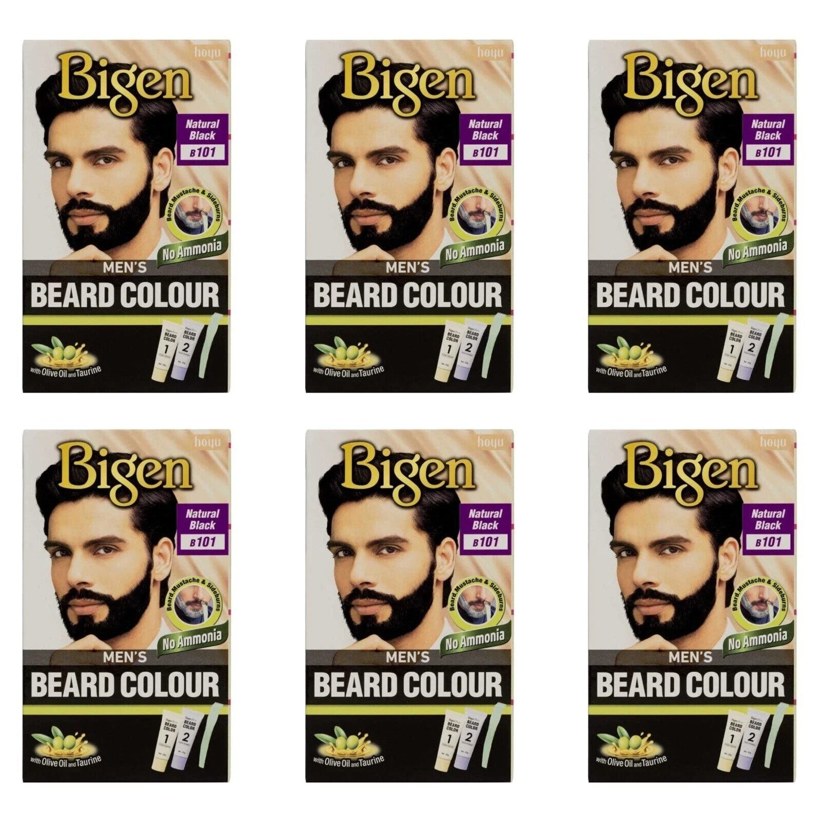 Bigen Mens Men's Speedy Hair Color With Aloe Extract And Olive Oils