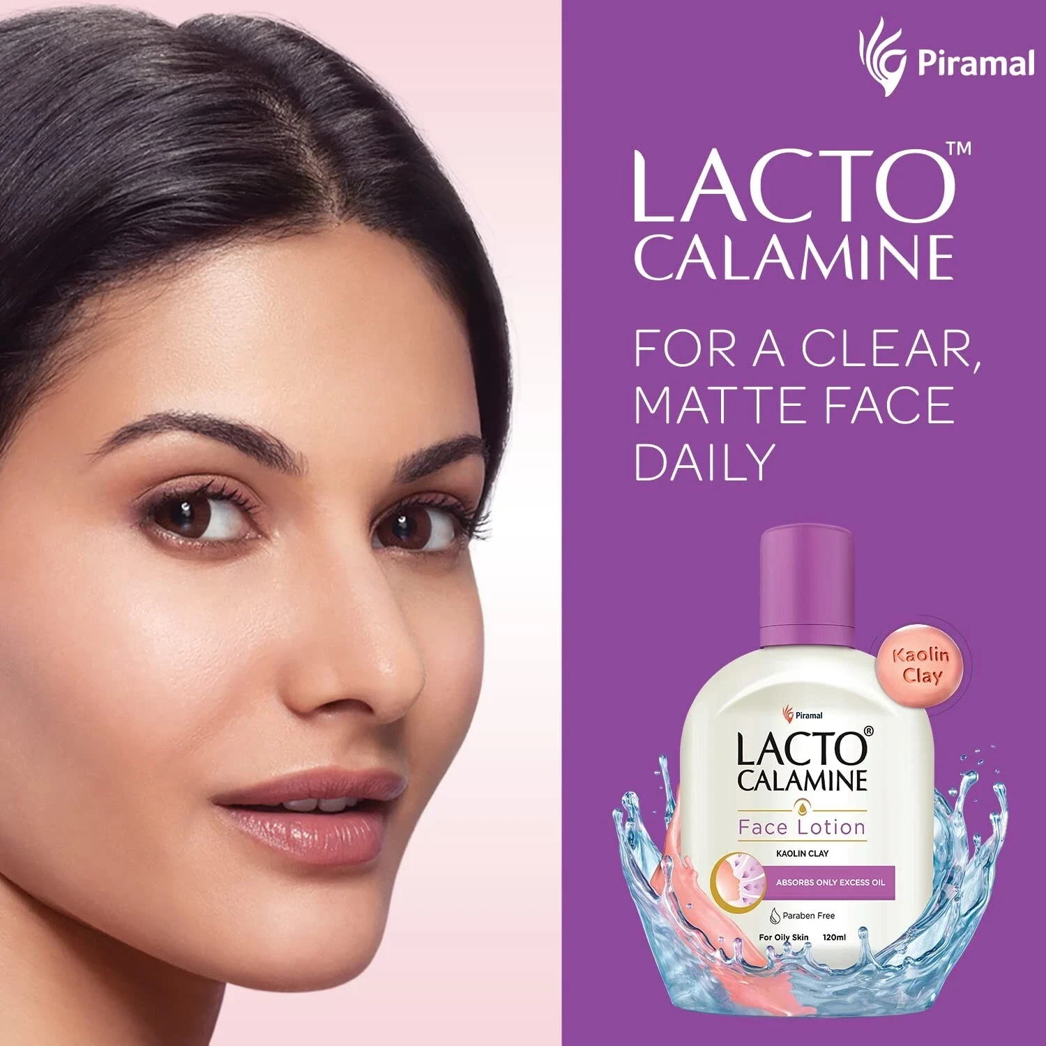 Lacto Calamine Face Lotion for Oil Balance - Oily Skin - 120 ml thumbnail