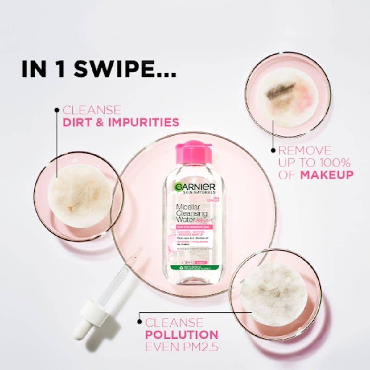 Garnier Skin Naturals Micellar Cleansing Water, 125ml thumbnail