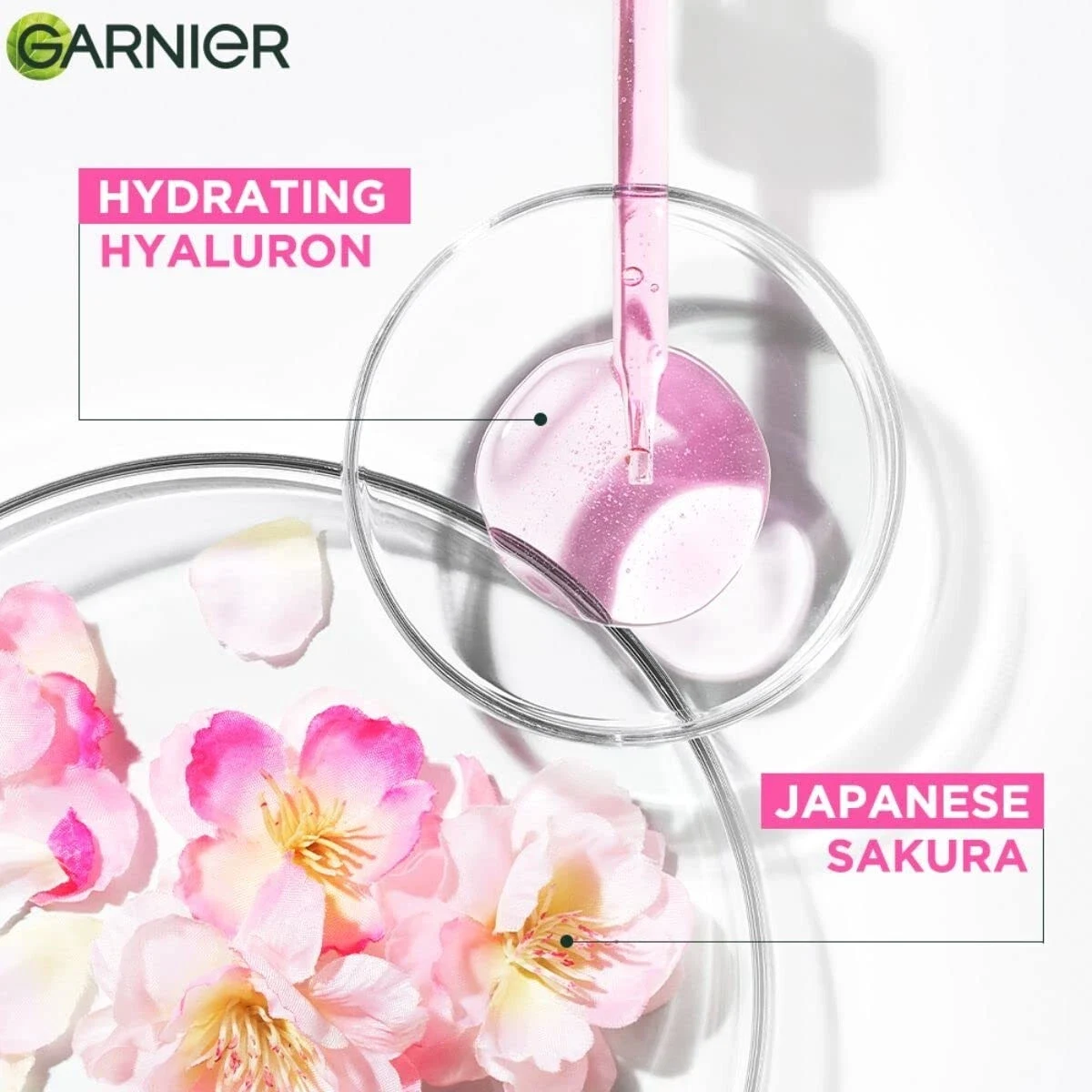 Garnier Skin Naturals Sakura White Face Serum Sheet Mask For Increases Glow 28g thumbnail