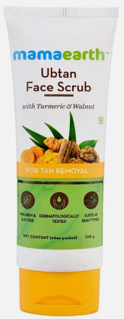 Mamaearth Ubtan Face Wash 100ml + Face Scrub 100g for Tan Removal thumbnail