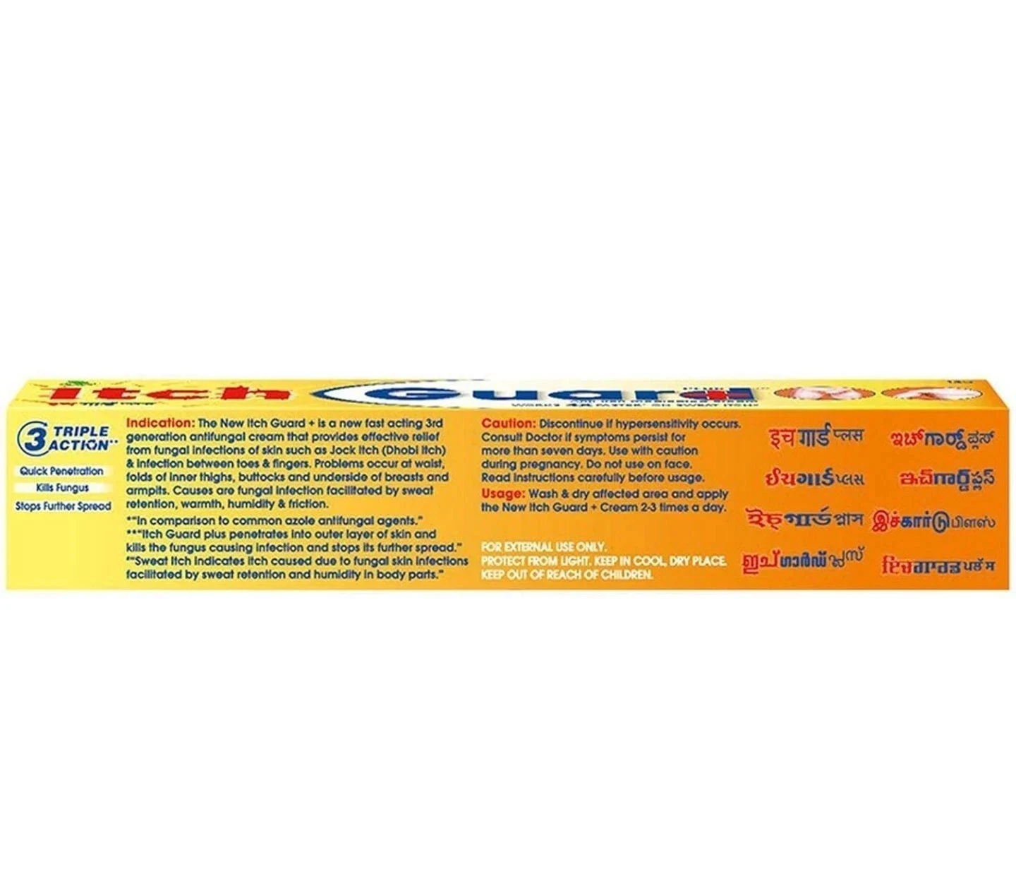 Itch Guard Skin Cream -Relief from Jock itch,infections & Athletes Foot 3X 20g thumbnail