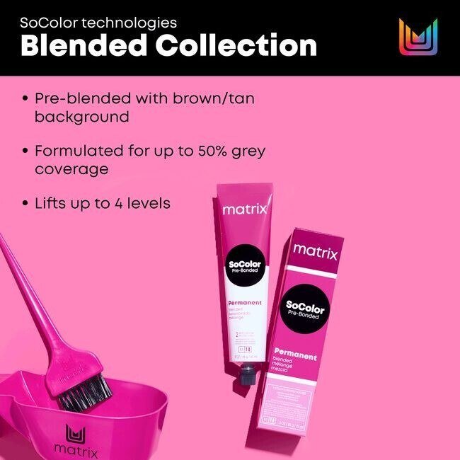 Matrix Socolor Pre-Bonded Permanent Color (7N Medium Blonde) 90ml thumbnail