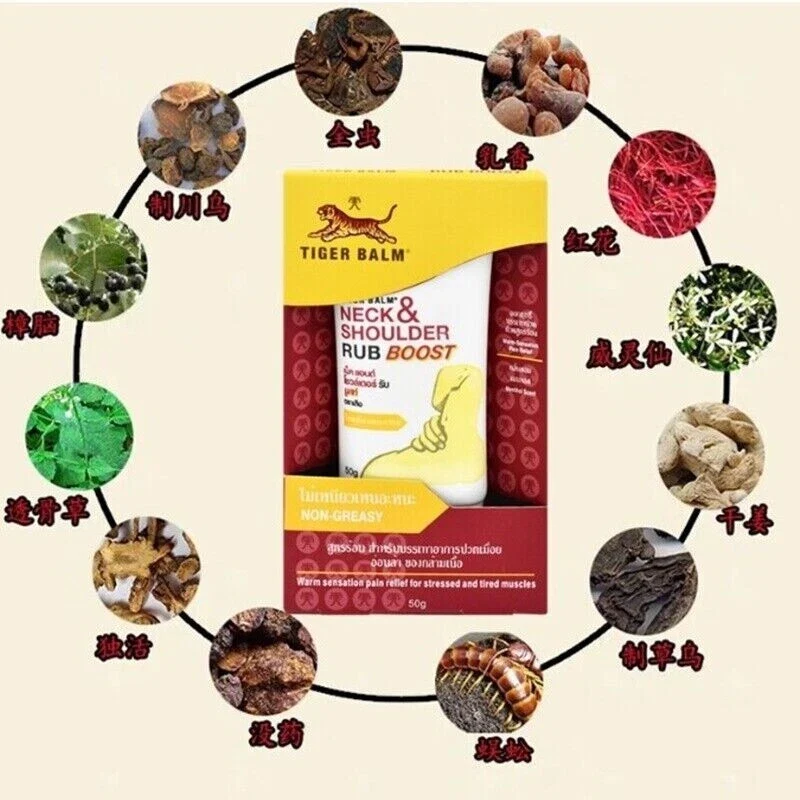 Tiger Neck And Shoulder Rub Boost Extra Strength Warm Pain Relief 50g thumbnail