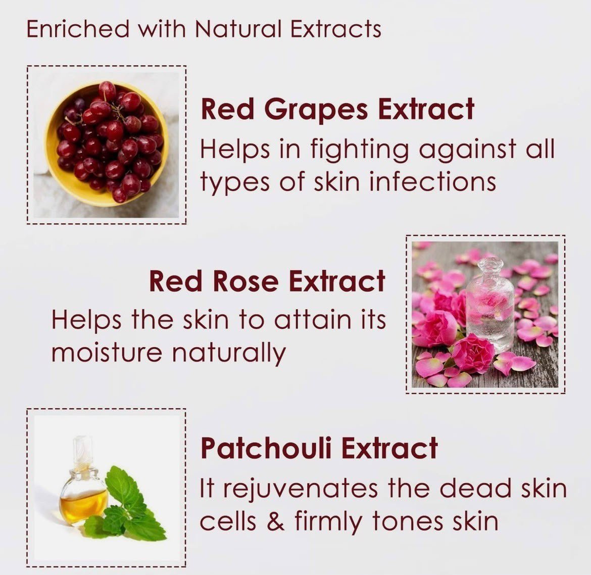NutriGlow Wine Facial Kit For Radiant Glow, All Skin Types - 250g +10ml thumbnail