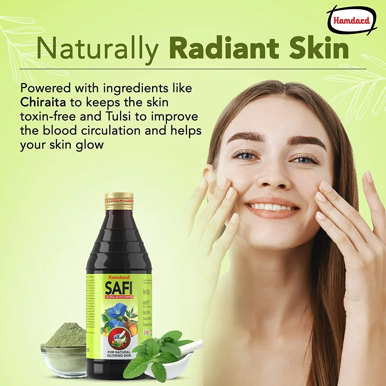 Hamdard Safi Blood Purifier Syrup for Healthy & Glowing Skin 500ml thumbnail