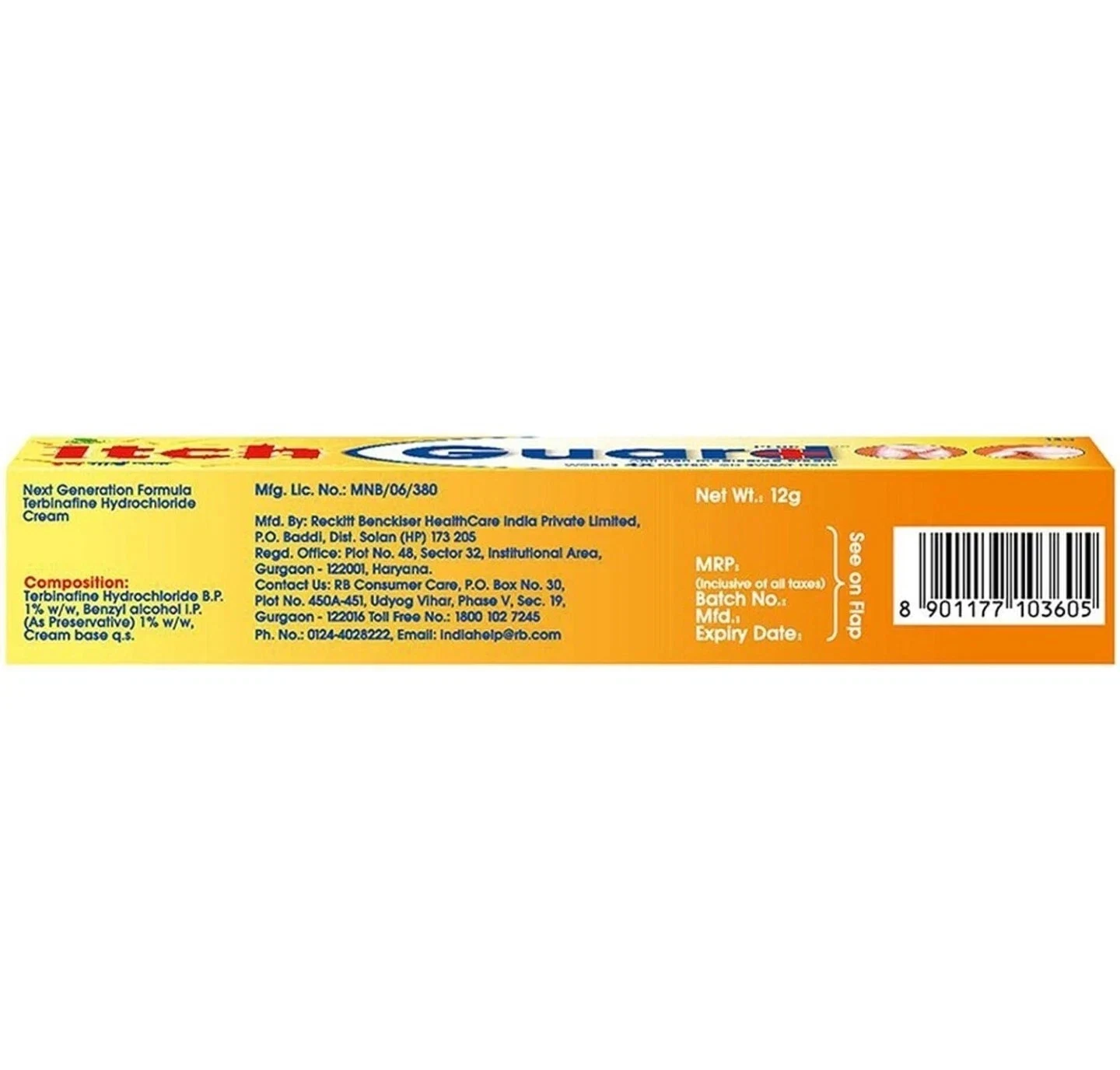 Itch Guard Skin Cream -Relief from Jock itch,infections & Athletes Foot 3X 20g thumbnail