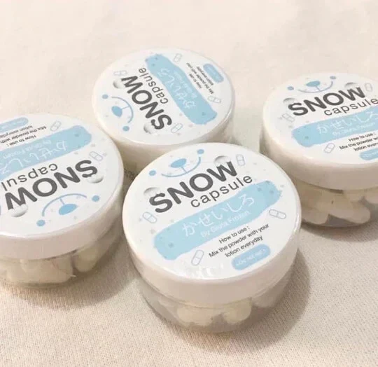 Snow Capsules For Skin Tightening & Fairness With L-Glutathione & ALA 30Caps thumbnail