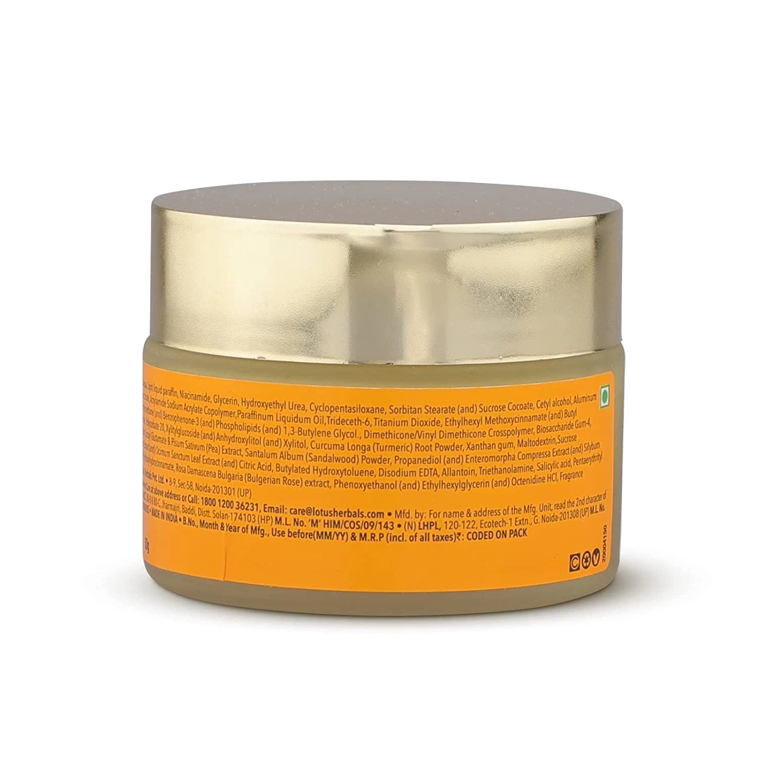 Lotus Herbals Radiance Boost Ubtan Face Cream SPF 20 Reducing Dark Spots 50g thumbnail