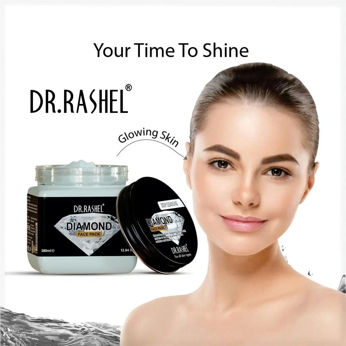 DR.RASHEL Diamond Facial Kit For Instant Natural Glowing & Brighten Skin 1520g thumbnail