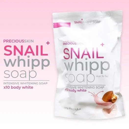 Snail Whipp Soap Intensive Whitening x10 Body White Soap For Skin 120 g thumbnail