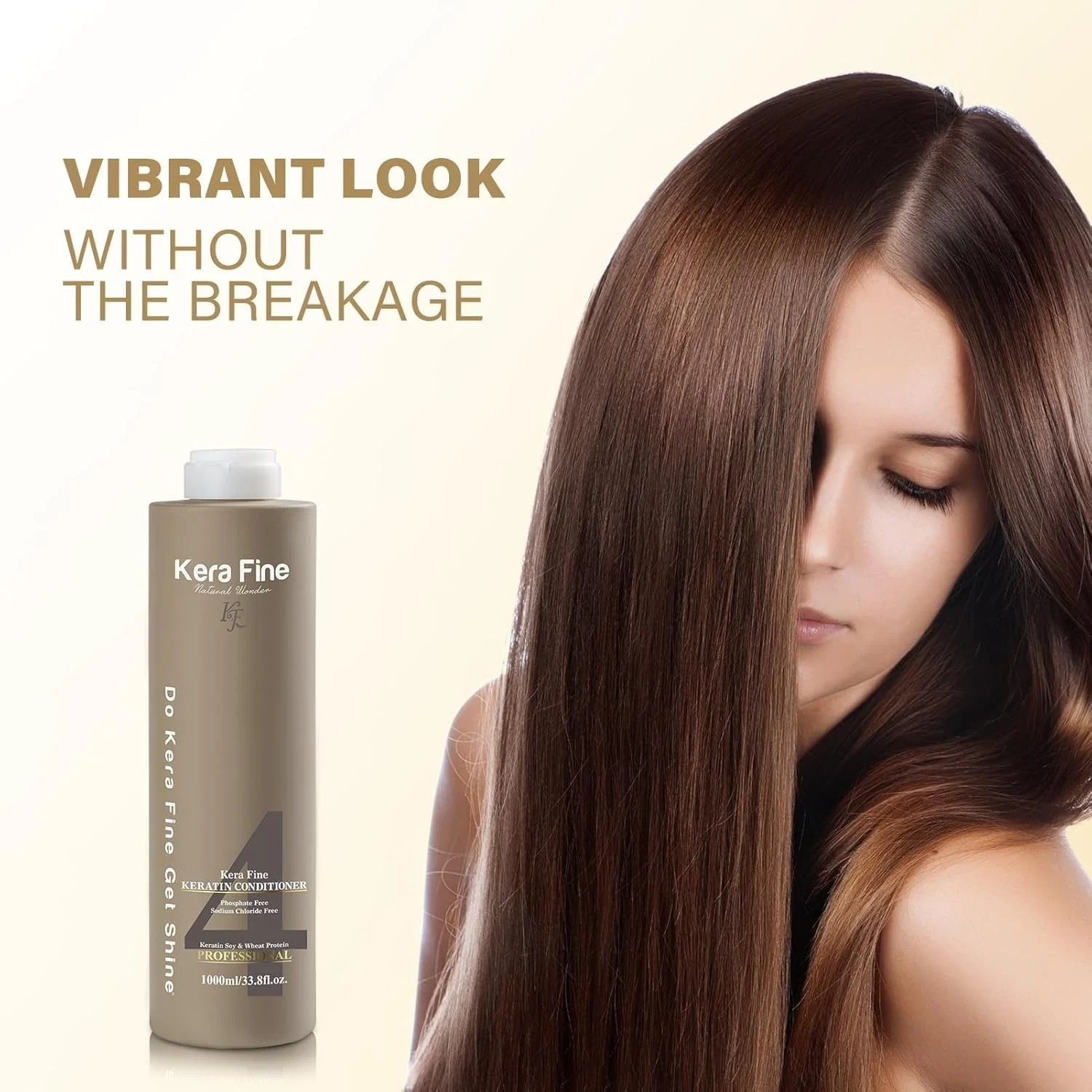 Kera Fine Keratin Conditioner For Smooth Silky & Shiny Hairs With Protein 1000ml thumbnail