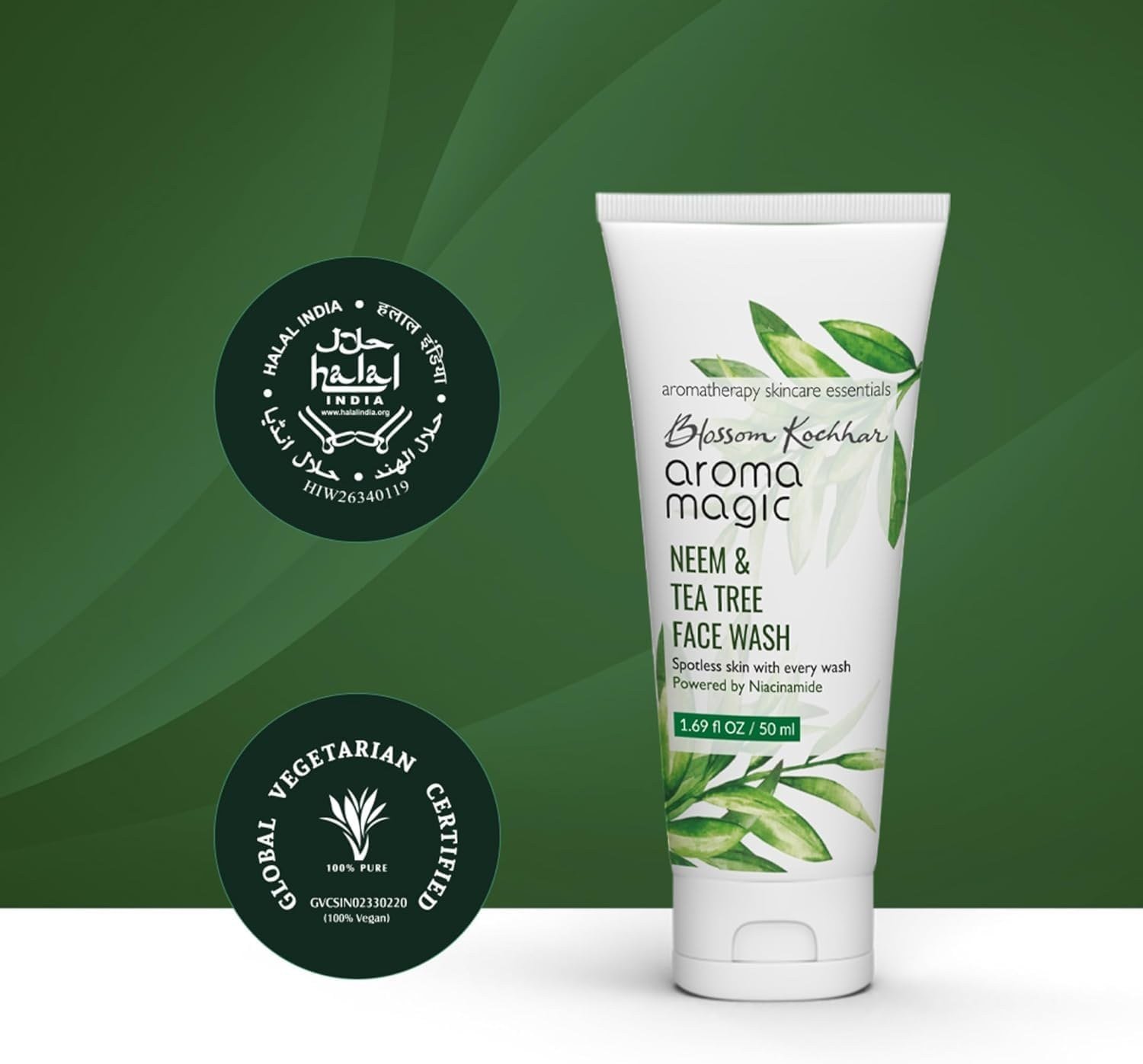 Aroma Magic Neem and Tea Tree Face Wash, 100ml thumbnail