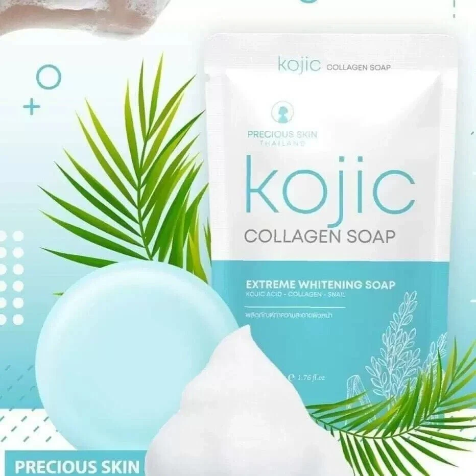 Kojic Collagen Soap Extreme Whitening Soap Kojic Acid-Collagen-Snail 60g thumbnail