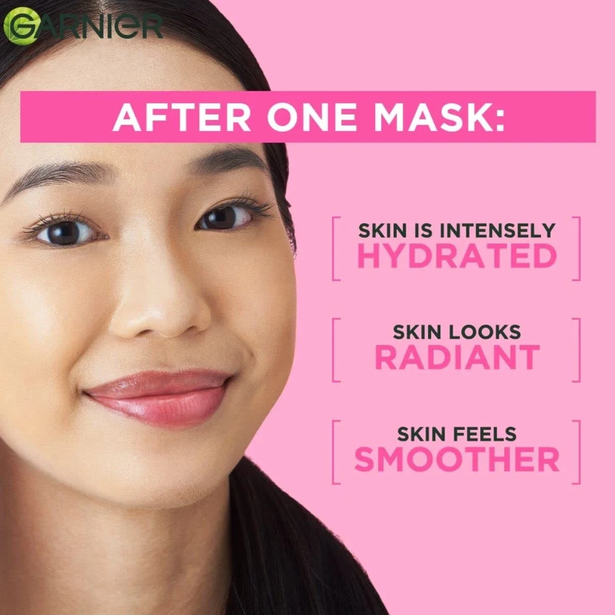 Garnier Skin Naturals Sakura White Face Serum Sheet Mask For Increases Glow 28g thumbnail