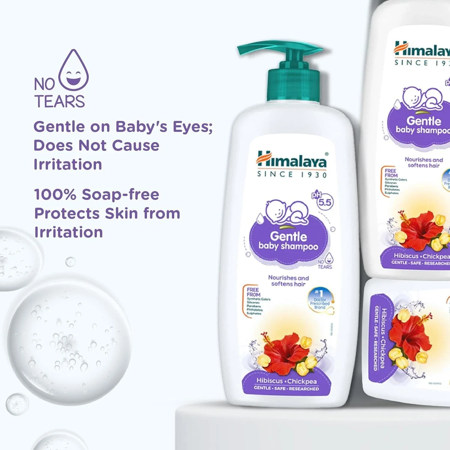 Himalaya Gentle Baby Shampoo With No Tears Formula Softens and Nourishes 400ml thumbnail