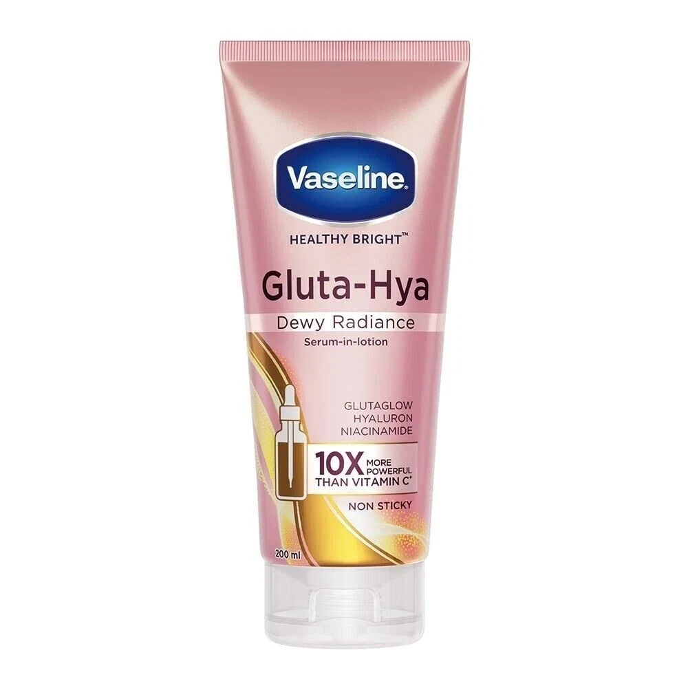 Vaseline GlutaGlow-Hya Dewy Radiance & Gluta-Hya Flawless Glow Serum 200+200ml thumbnail