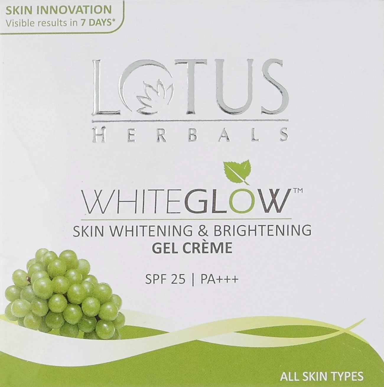 Lotus Herbals Whiteglow Skin Whitening And Brightening Gel Creme SPF-25 60g thumbnail