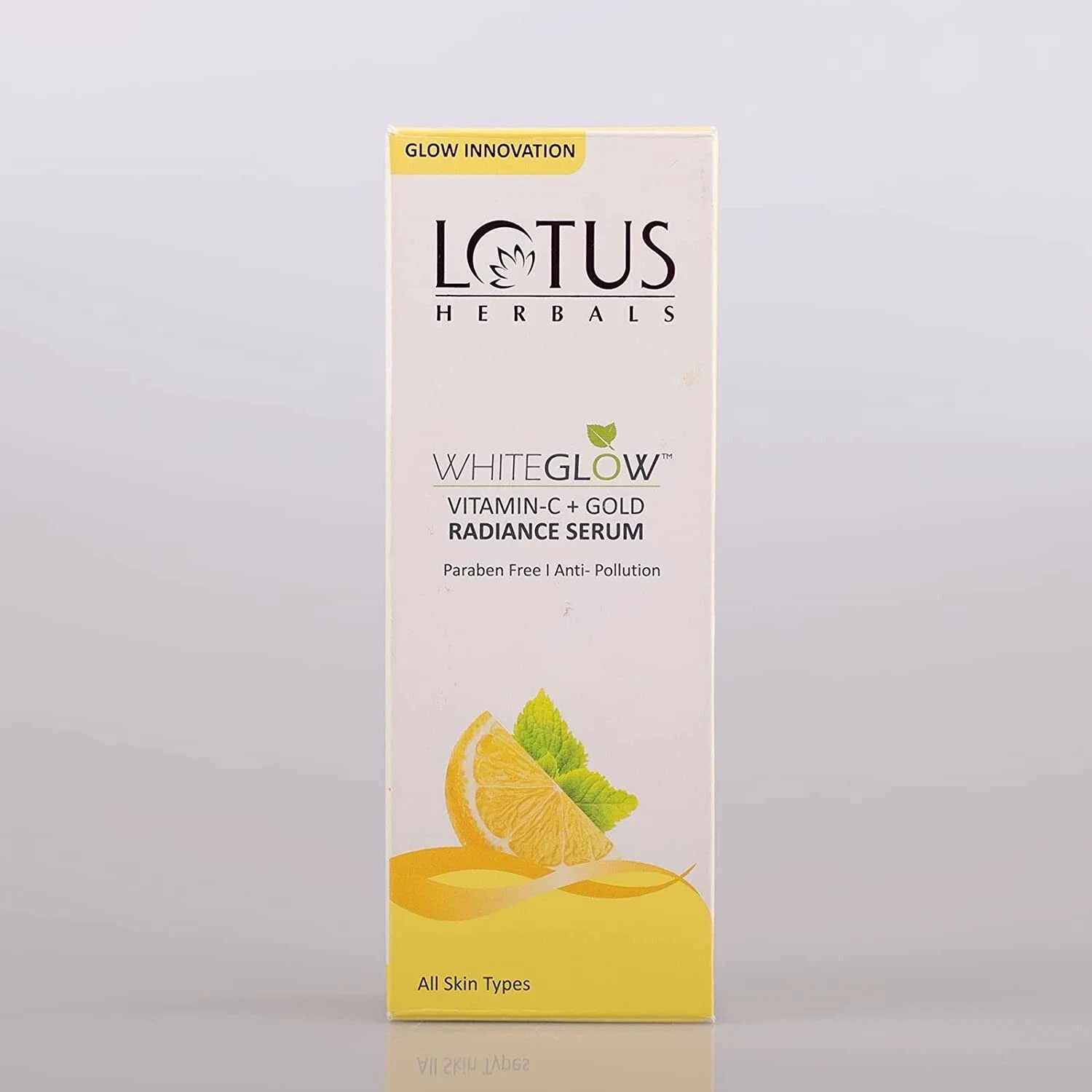 Lotus Herbals WhiteGlow Vitamin C and Gold Radiance Face Serum 30ml, yellow thumbnail