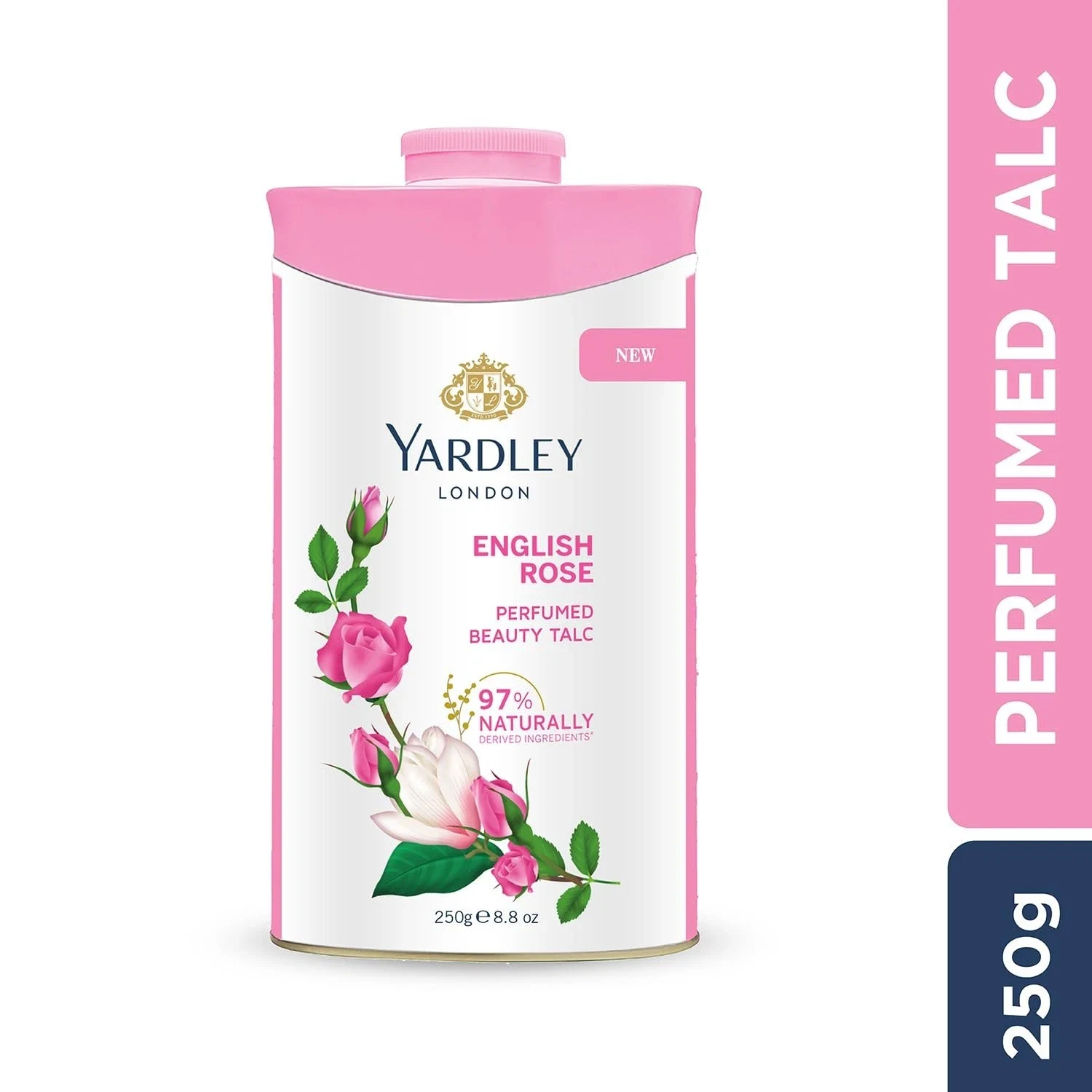 Yardley London English Rose Perfumed Talc For Women With Fresh Feel All Day 250g