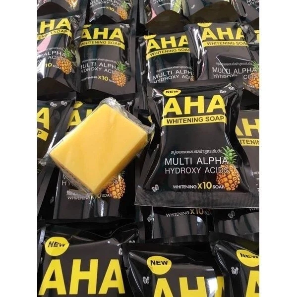 AHA Multi Alpha Hydroxy Acid 10X Whitening Soap For Perfect Skin 1 Bar 80g thumbnail