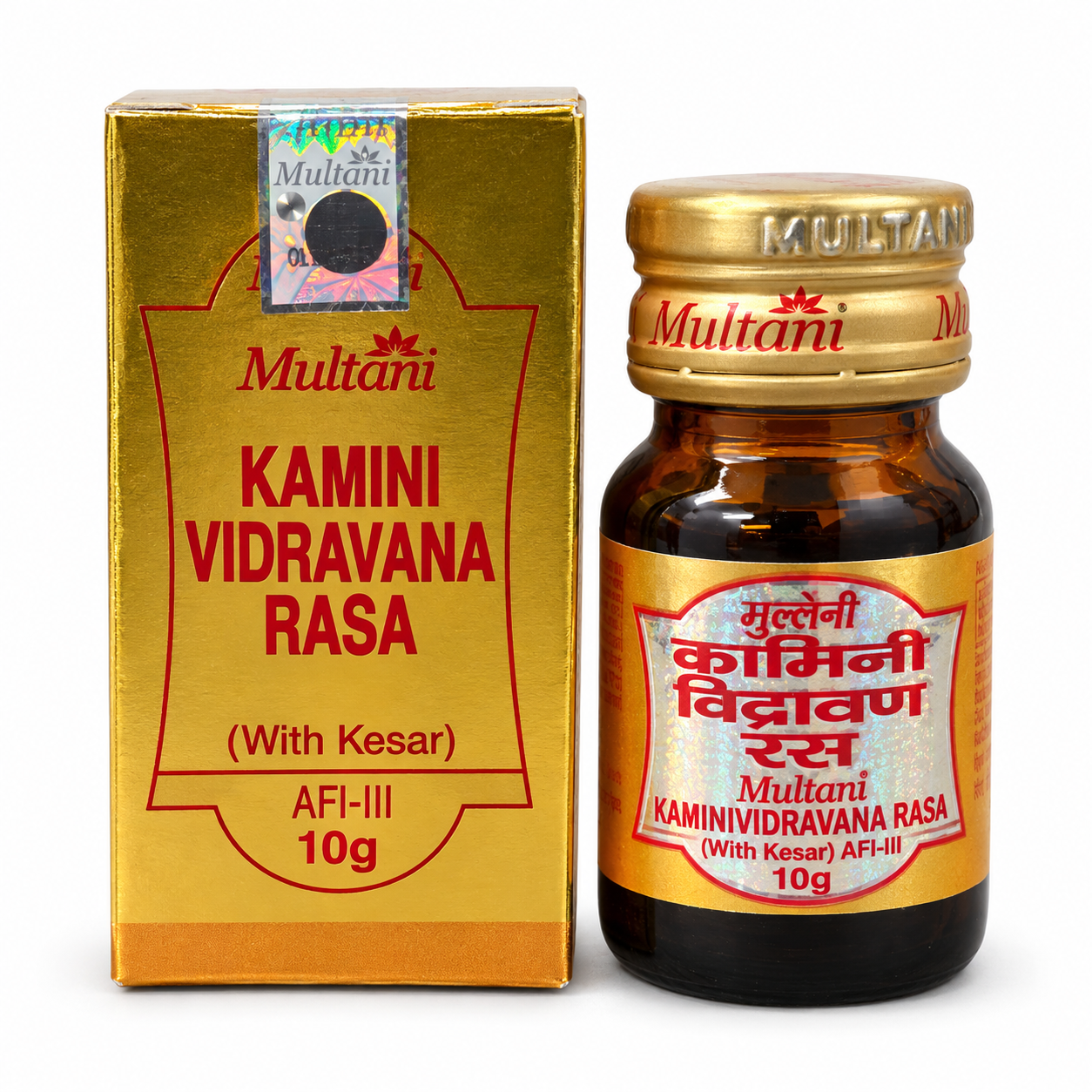 Multani Kamini Vidrawan Ras (10g) – Ayurvedic Strength, Stamina & Vitality Booster thumbnail
