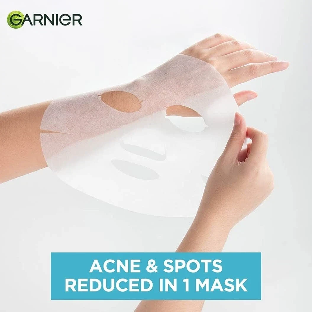Garnier Bright Complete Anti Pimple Sheet Mask For Clear, Hydrated Glowing Skin thumbnail